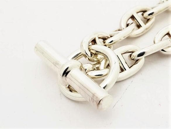 ほぼ新品Hermesシェーン・ダンクル GM ブレスレット パラディウム