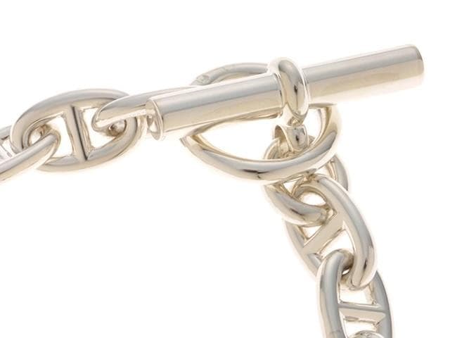 ほぼ新品Hermesシェーン・ダンクル GM ブレスレット パラディウム