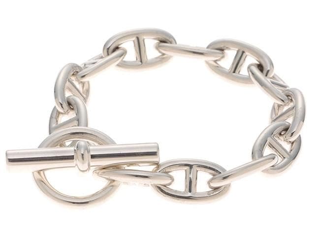 ほぼ新品Hermesシェーン・ダンクル GM ブレスレット パラディウム