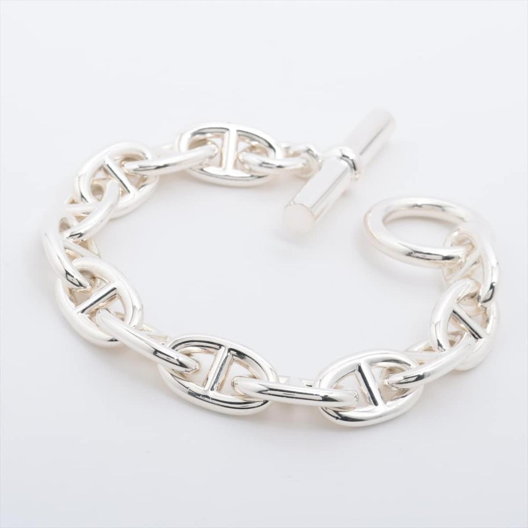 ほぼ新品Hermesシェーン・ダンクル GM ブレスレット パラディウム