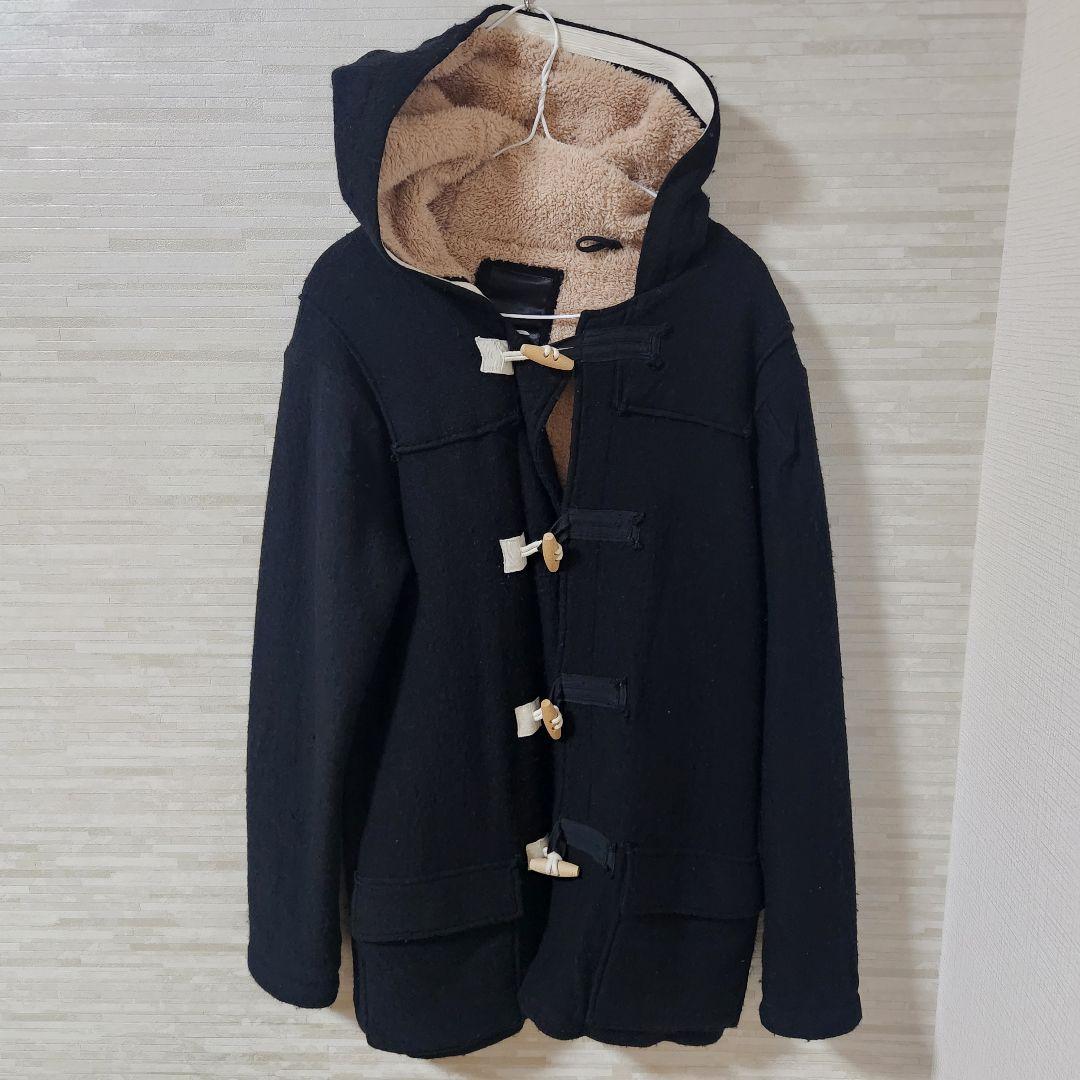 DENHAM デンハム ダッフルコート 裏起毛 ブラック - メルカリ