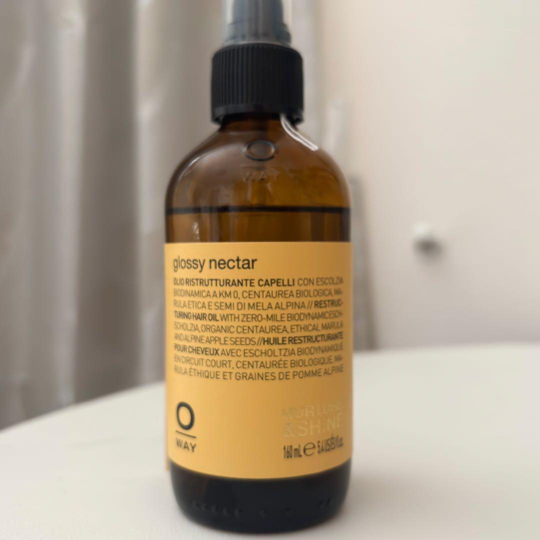 残量多】OWAY glossy necter グロッシーネクター ヘアオイル - メルカリ