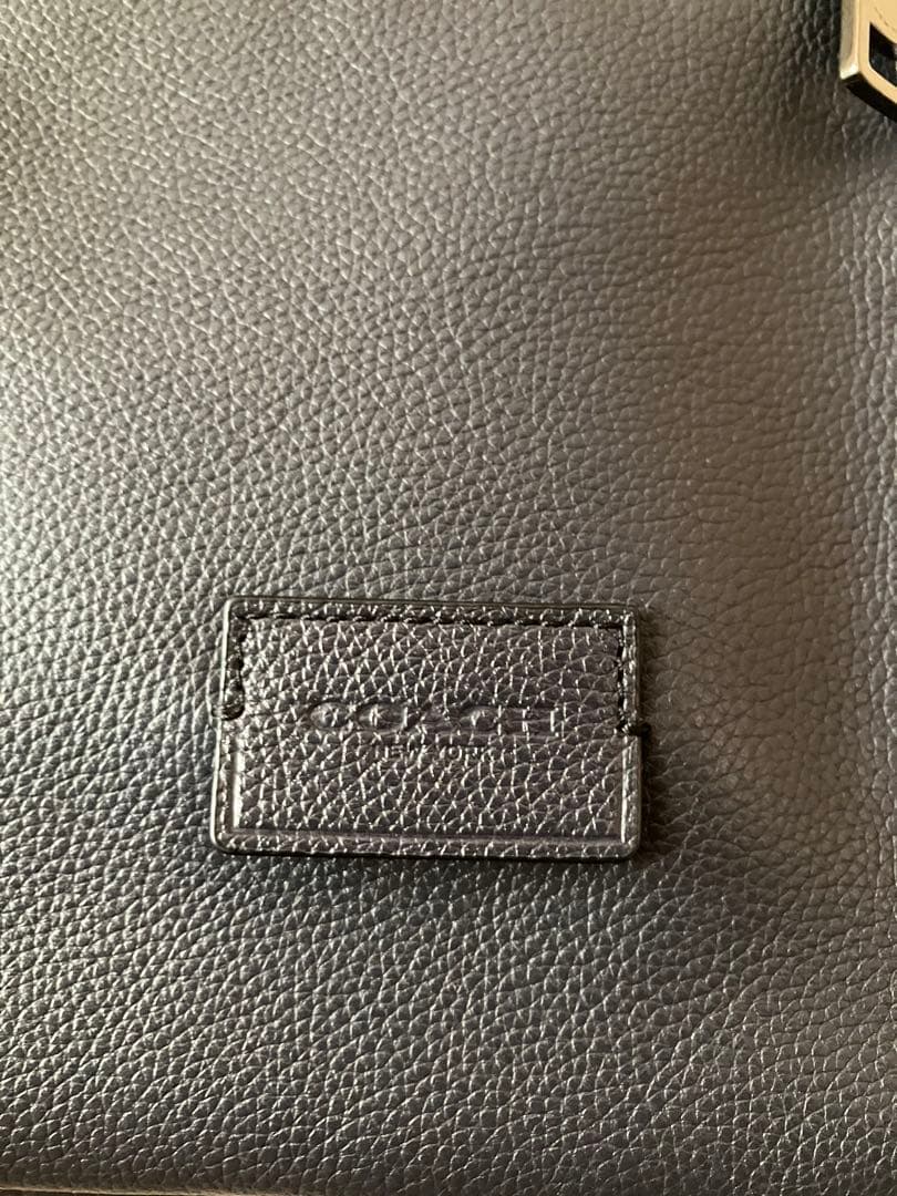 い*き様 COACH コーチ レザー ボディバッグ　ミッドナイトブルー