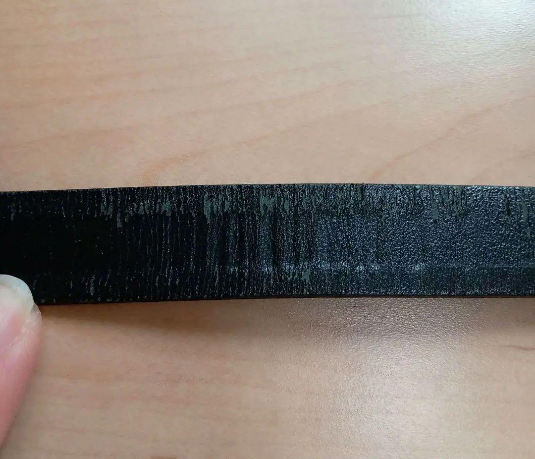 PRADA ブラック レザーベルト　レディース