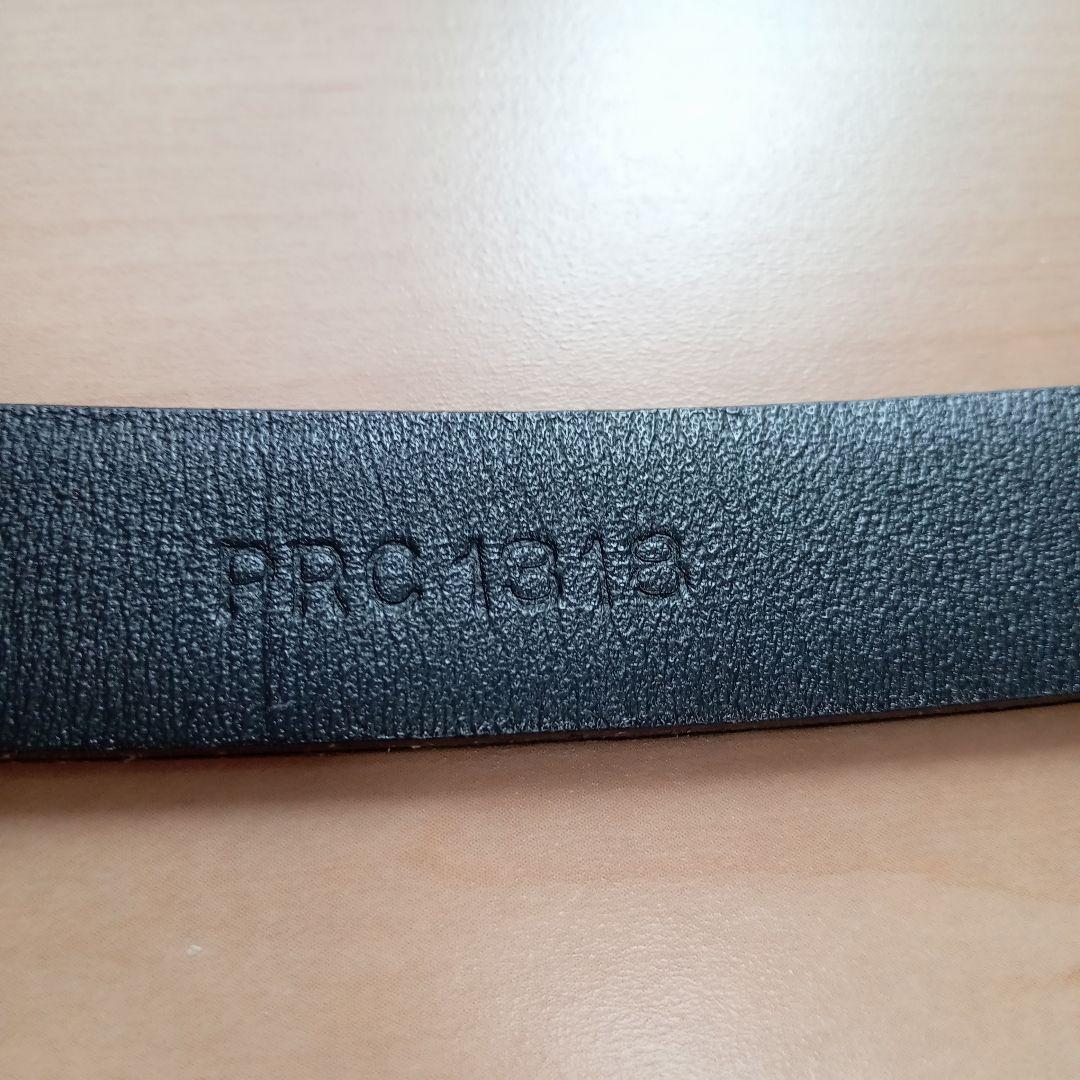PRADA ブラック レザーベルト　レディース