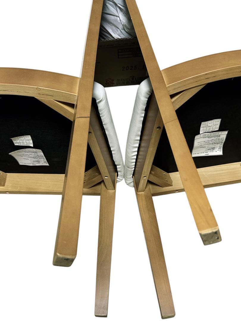 ニトリ ダイニングチェア　木製　2脚セット　送料込み