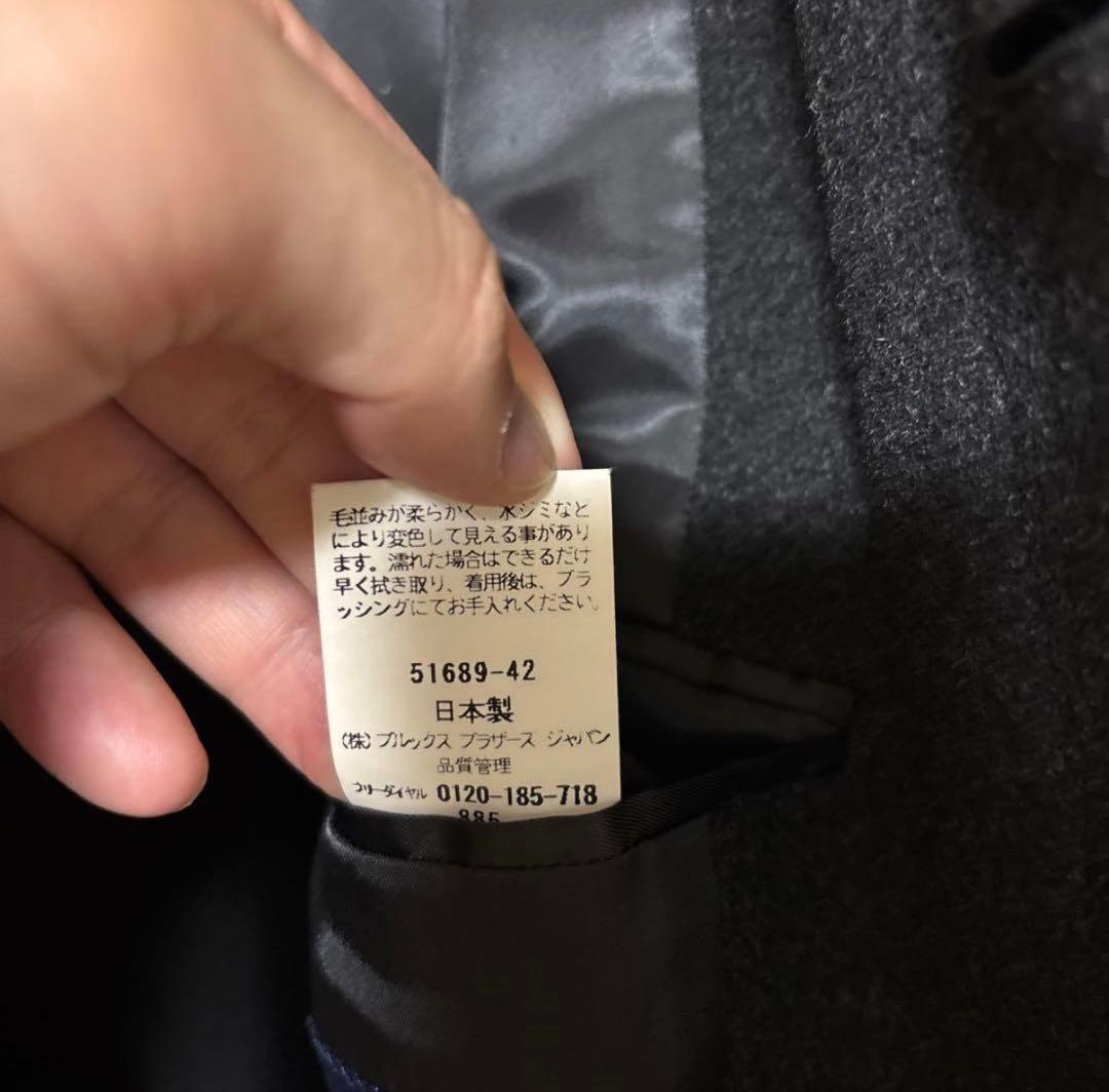 美品】ブルックスブラザーズ カシミヤ混 ステンカラーコート