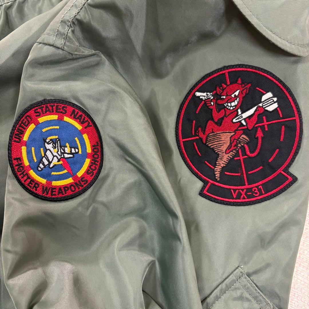 極美品✨アヴィレックス　MA-1　トップガン　CWU 36P VX-31　L