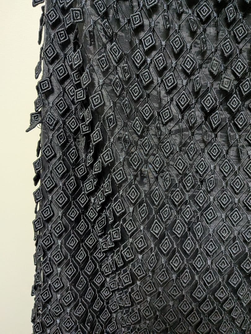 BALENCIAGA バレンシアガ　ダイヤモンドパターン タイトスカート送料込み