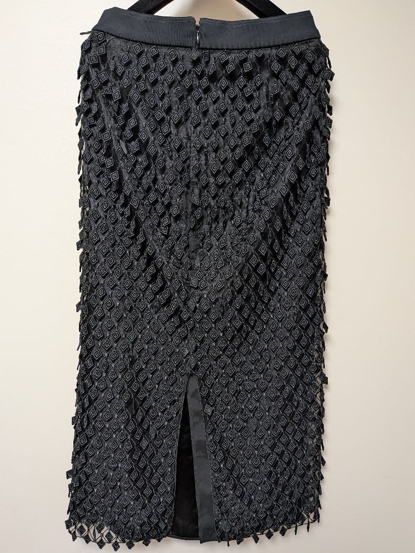 BALENCIAGA バレンシアガ　ダイヤモンドパターン タイトスカート送料込み