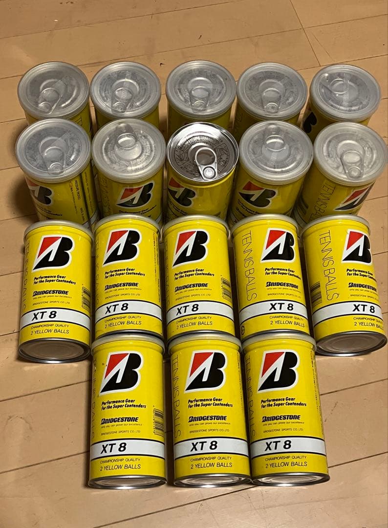 ブリヂストン XT 8 テニスボール 2個入り　18缶セット