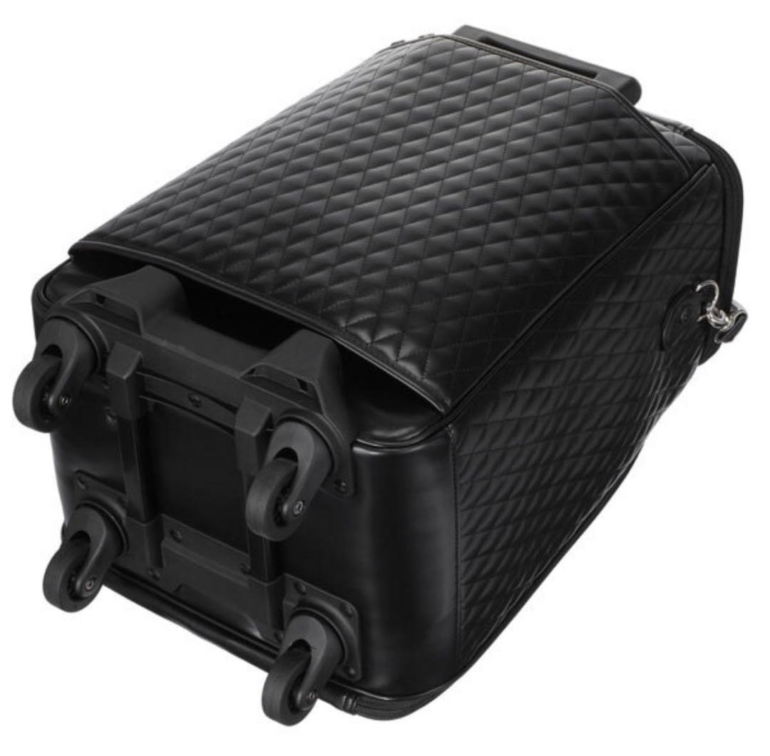 マダムヒロコ キルティング加工 キャリーケース リアン ブラック 59400