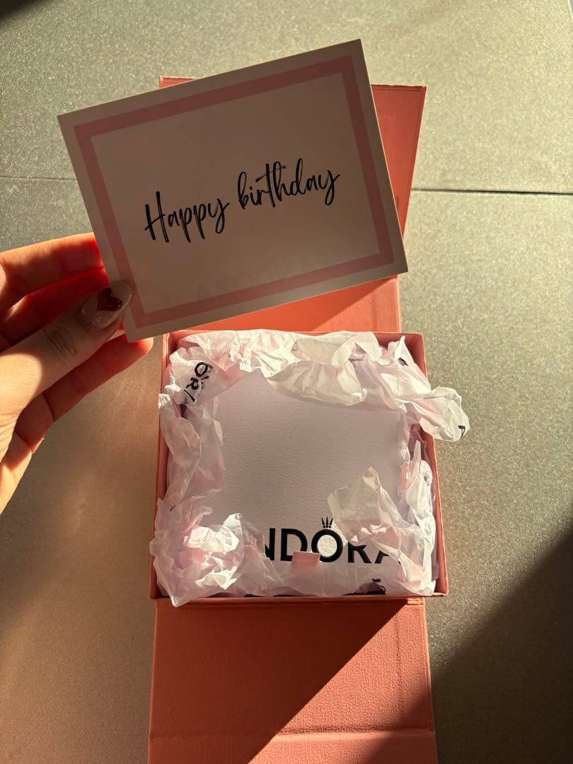 Pandora ハート型チャーム ブレスレット