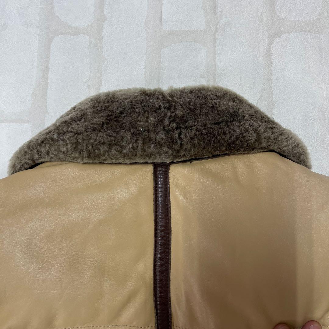 アヴィレックス AVIREX LTD 羊 牛 革 レザー ボア フライト JK