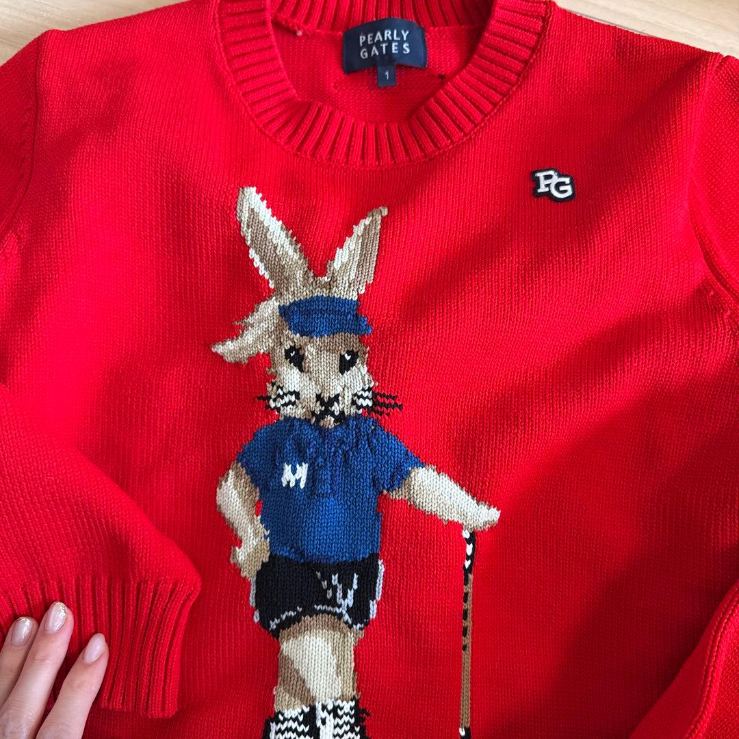 PEARLY GATES 上田桃子さんコラボ　ラビットニット
