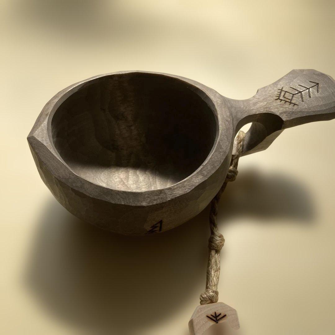 【新品】 ソウルオブシベリア　バードテール　No.2003 ククサ シルバー