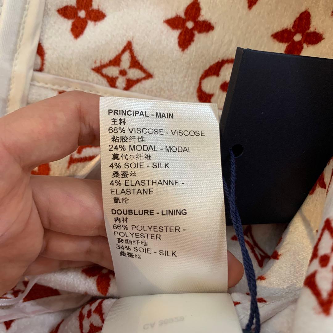 Louis Vuitton オレンジ フレアスカートXS イタリア製 ハンガー付