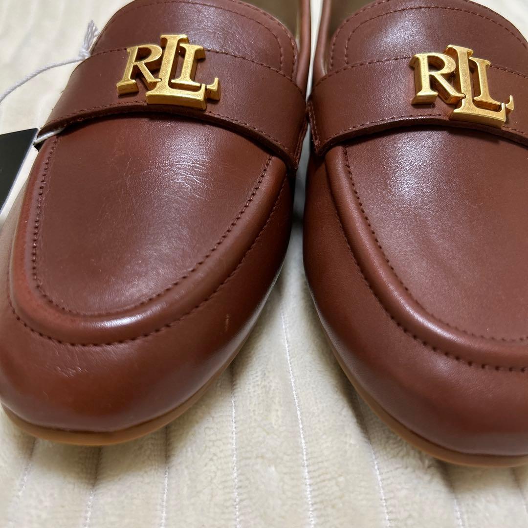 新品未使用　ローレンラルフローレン ローファーAVERI III タン　22.5