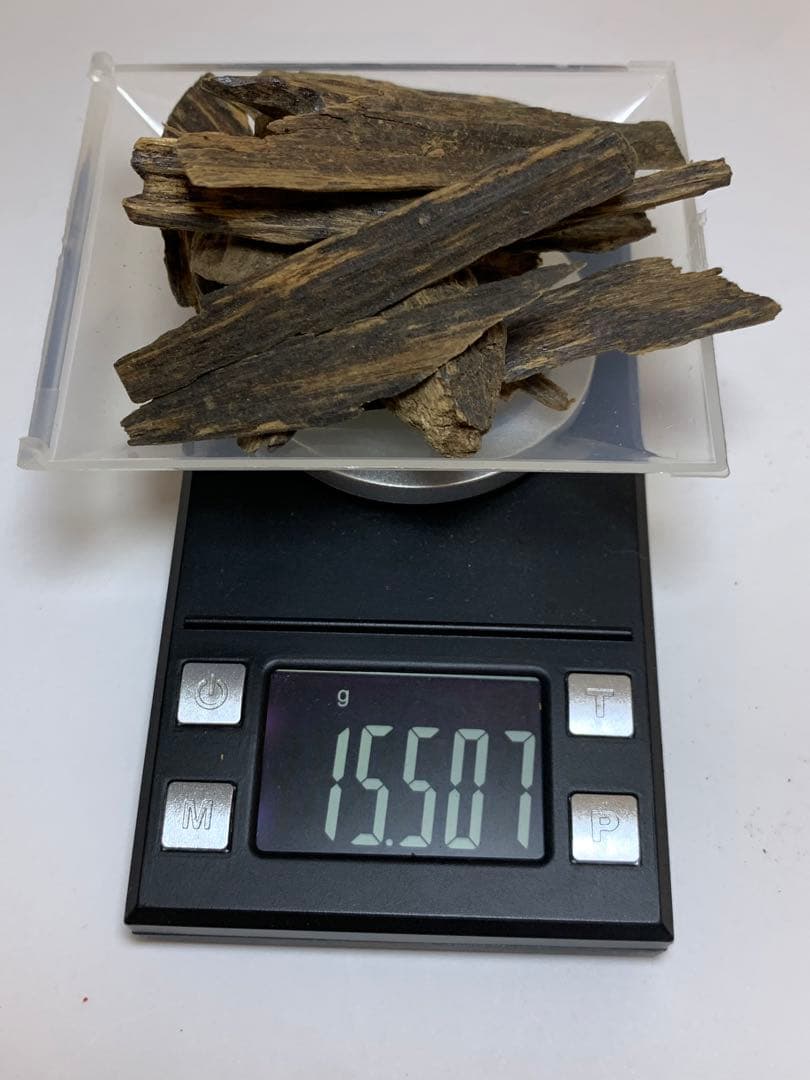 香木 インドネシア産 黒タニ15.507g  最高級沈香 お香 沈香 伽羅 香道