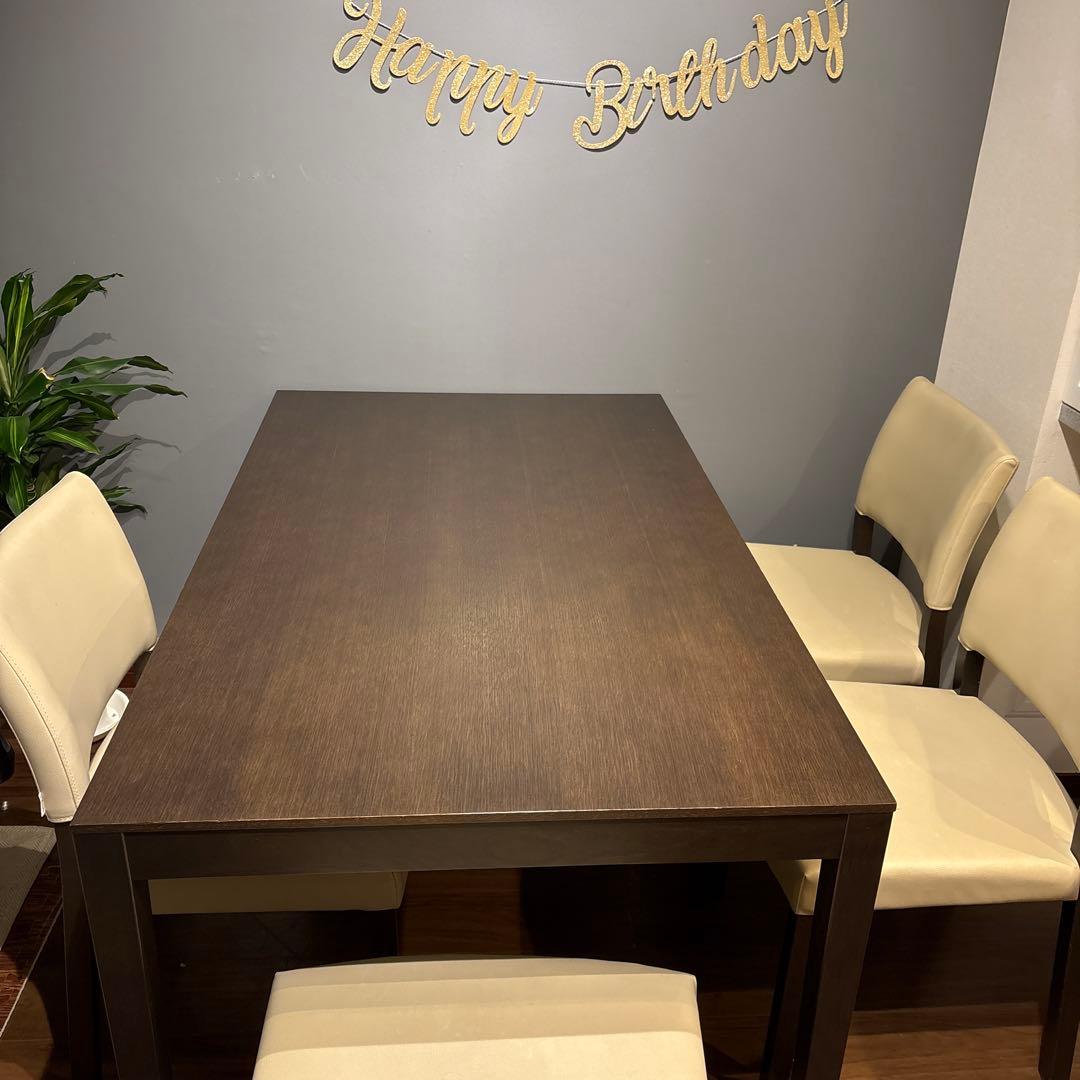 IYOBEダイニングテーブル・椅子セット 4人掛け★都内直接手渡し★