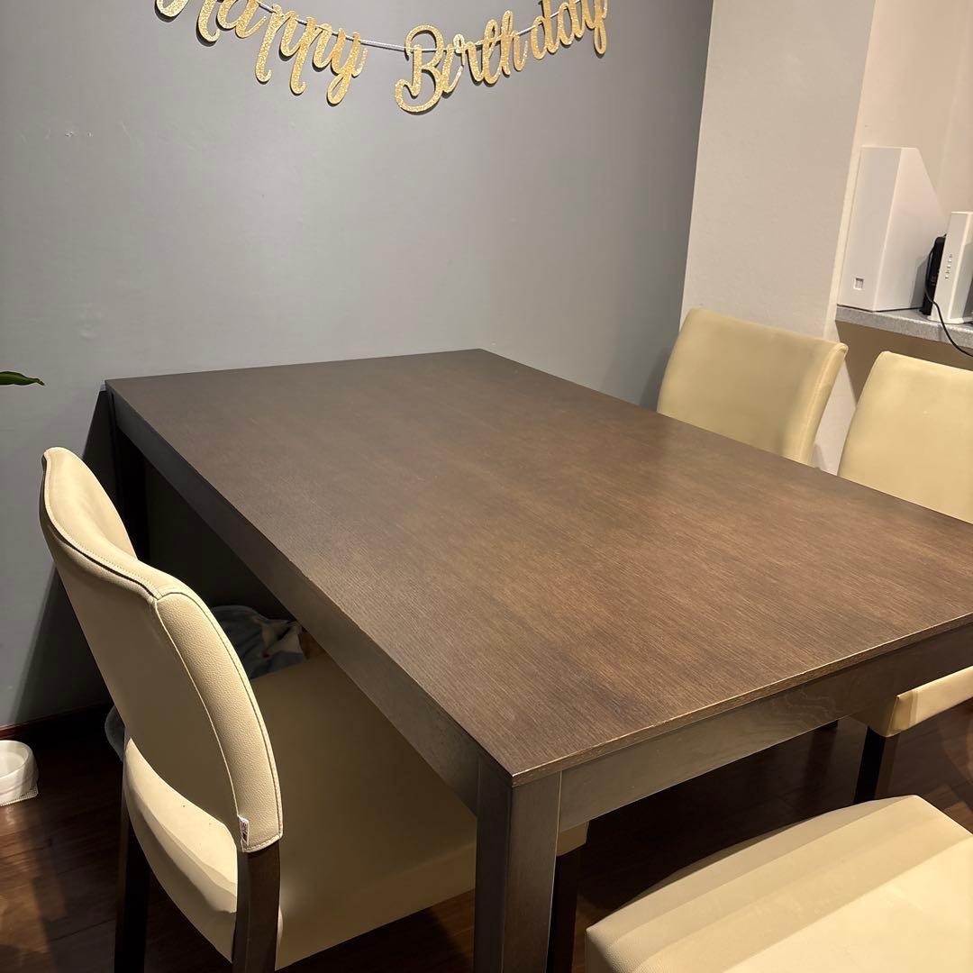 IYOBEダイニングテーブル・椅子セット 4人掛け★都内直接手渡し★