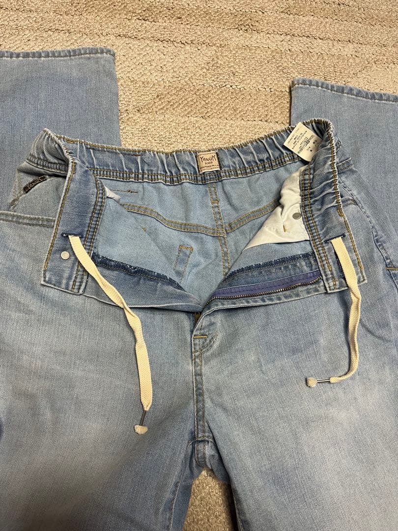 未着用 YANUK ヤヌークワイドストレート\"Roomy\" M size