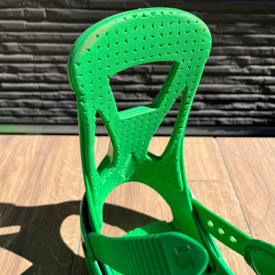 Burton グリーン スノーボード ビンディング