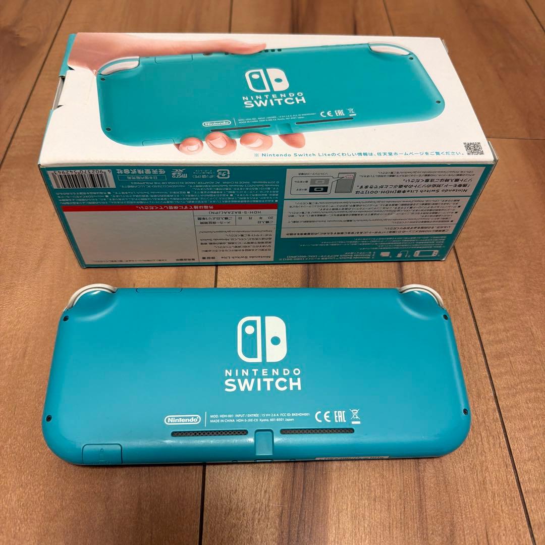 無*）様 nintendo switch lite 本体 ターコイズ