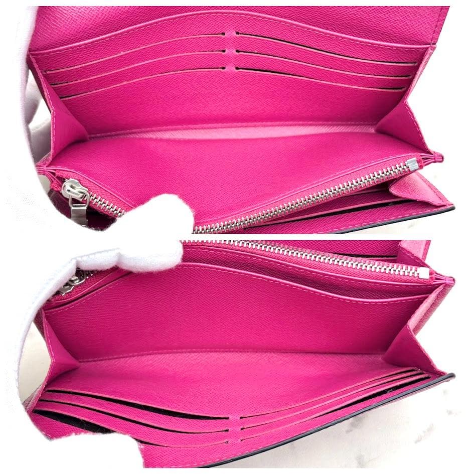 【まみむめも】ルイヴィトン　エピ　ポルトフォイユサラ　フューシャ