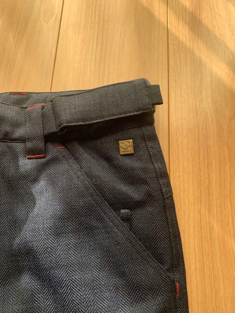 美品ICEPARDALスノボウェアセット　グレー　花柄　ネイビー　デニム