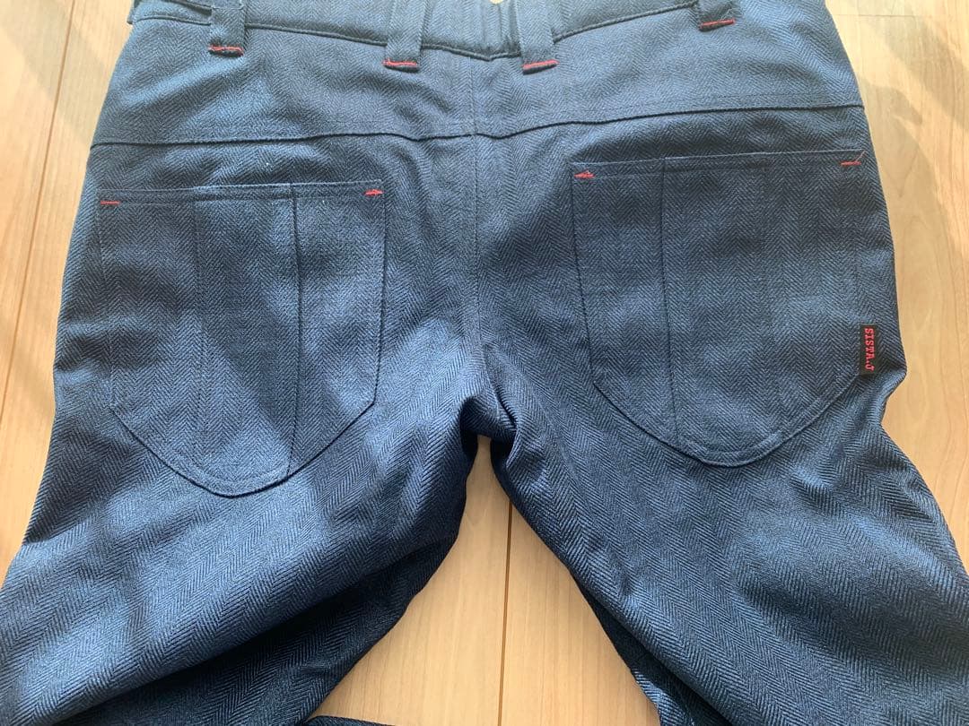 美品ICEPARDALスノボウェアセット　グレー　花柄　ネイビー　デニム