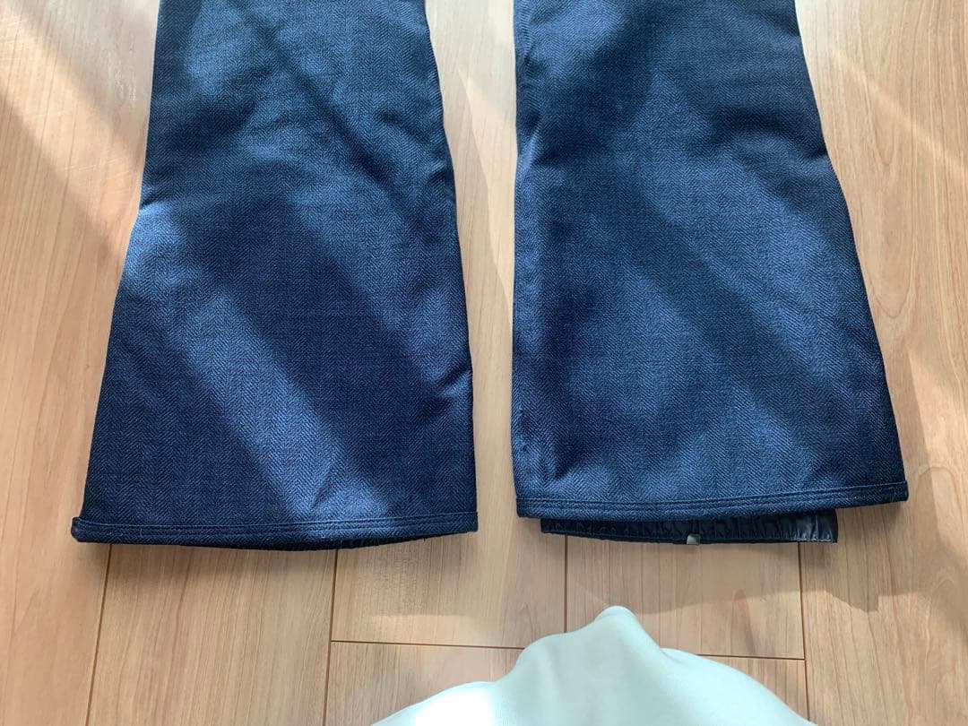 美品ICEPARDALスノボウェアセット　グレー　花柄　ネイビー　デニム