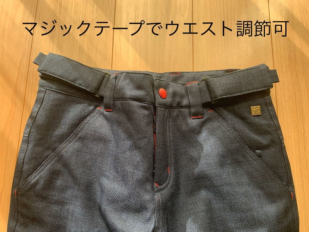 美品ICEPARDALスノボウェアセット　グレー　花柄　ネイビー　デニム