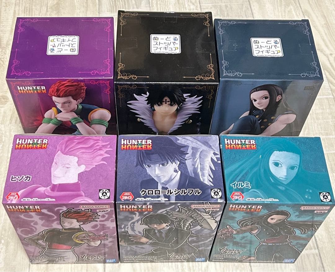 ✨HUNTER×HUNTER ✨クロロ ヒソカ イルミ フィギュア6体セット - メルカリ