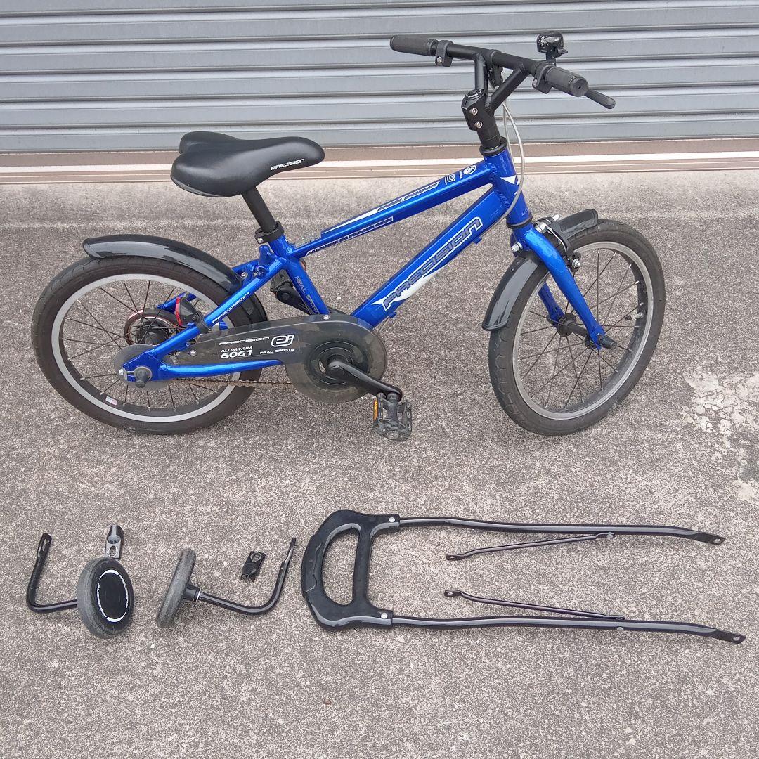 値引き中！！　アルミフレーム子供用自転車　アサヒ　プレシジョン　補助輪持ち手付き