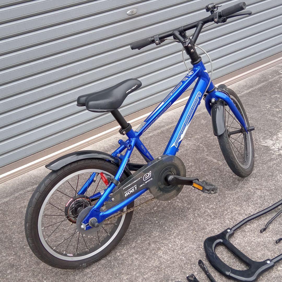 値引き中！！　アルミフレーム子供用自転車　アサヒ　プレシジョン　補助輪持ち手付き