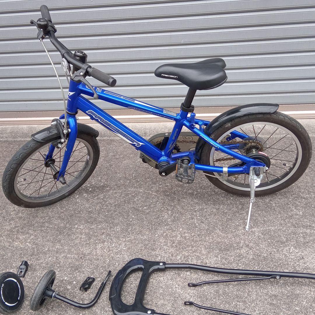 値引き中！！　アルミフレーム子供用自転車　アサヒ　プレシジョン　補助輪持ち手付き