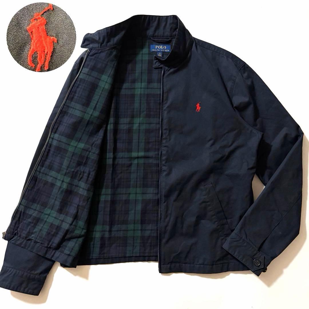 ポロラルフローレン スイングトップ ブラックウォッチ ポニー刺繍
