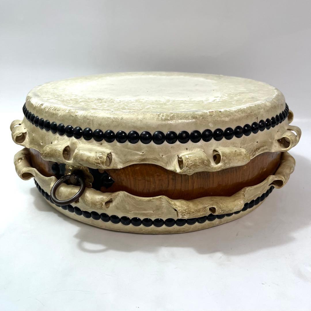 (せ43)（せ42）2台 和太鼓 平太鼓 音研 やまびこ太鼓 耳あり 締鼓