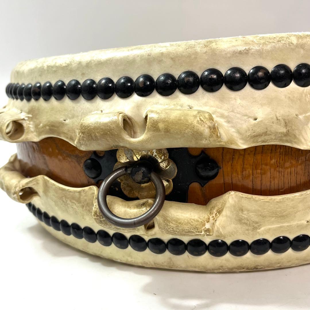 (せ43)（せ42）2台 和太鼓 平太鼓 音研 やまびこ太鼓 耳あり 締鼓