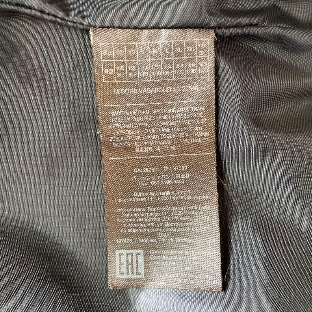 バートン　ウェア　ゴアテックス　メンズ　上下セット　スノーボード