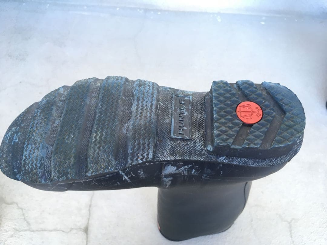 HUNTER レインブーツ　ネイビー　メンズ　UK7