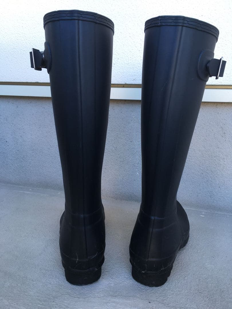 HUNTER レインブーツ　ネイビー　メンズ　UK7