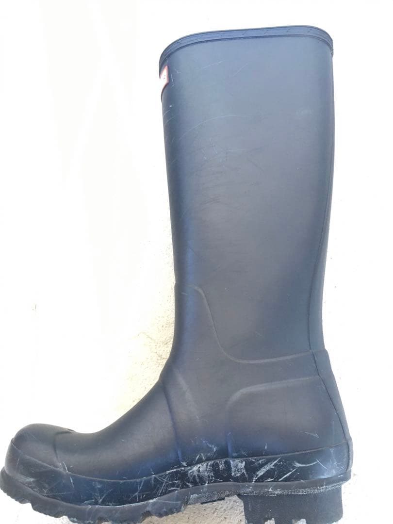HUNTER レインブーツ　ネイビー　メンズ　UK7