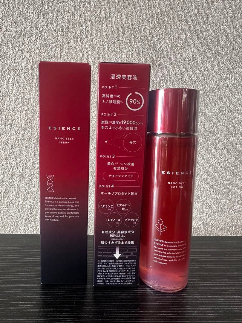 美容液 ESIENCE NANO DEEP SERUM & LOTION