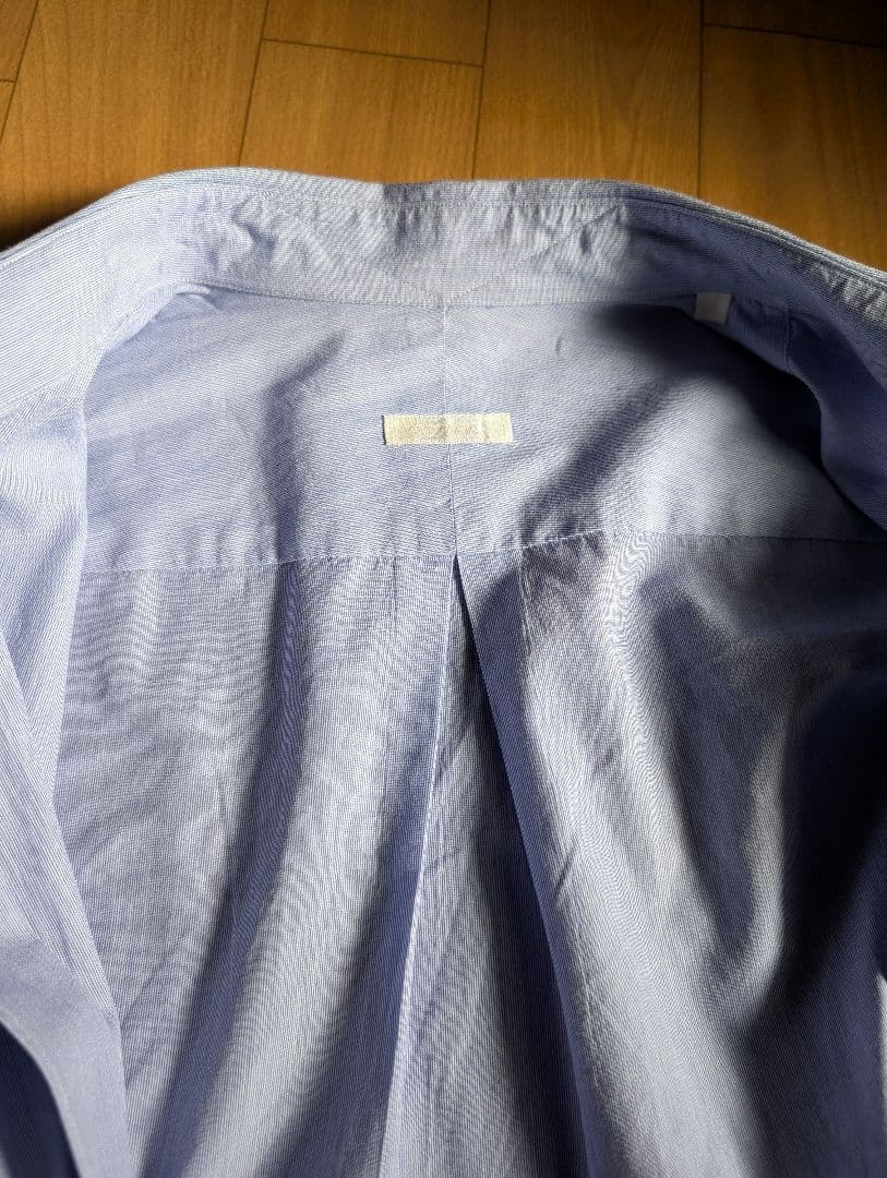 美品 COMOLI コモリシャツ SAX STRIPE 2