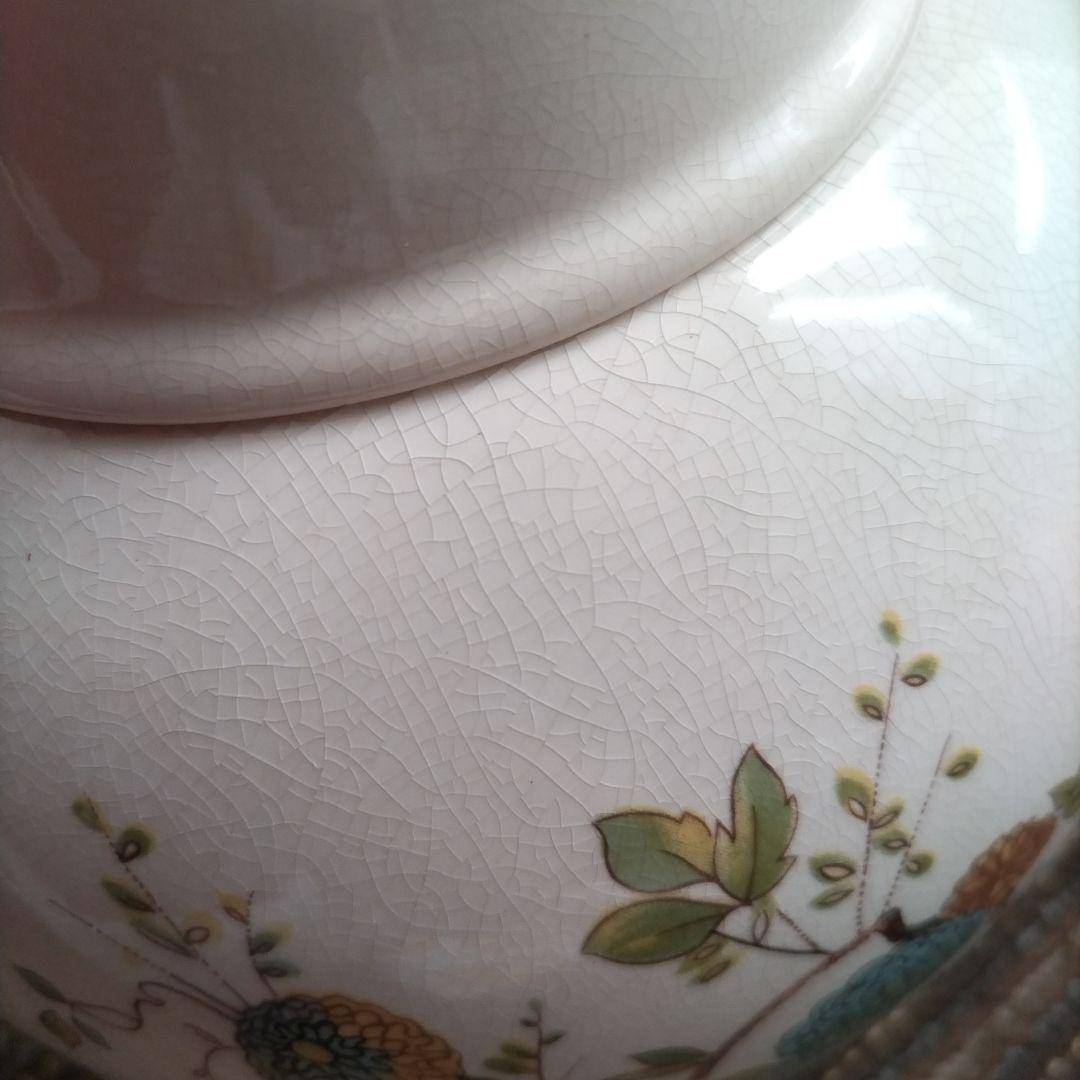 メイソンズ 花鳥文様 大型ティーキャニスター／クッキージャー