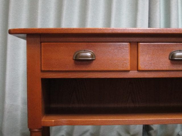 飛騨家具 飛騨産業 キツツキ 3杯引き出し コンソールテーブル/木製デスク