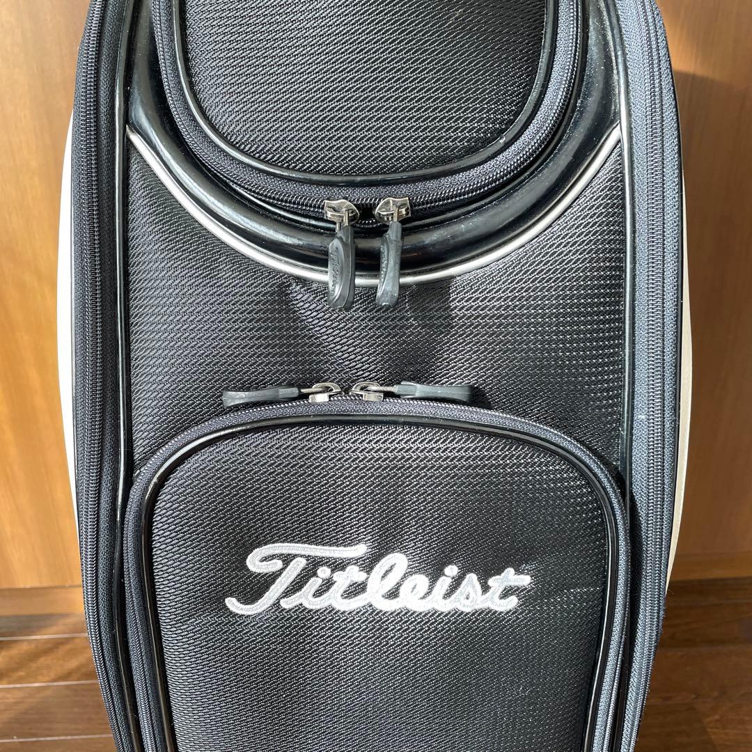 【タイトリスト定番カラー】Titleist キャディバッグ 黒白 そこそこ美品！