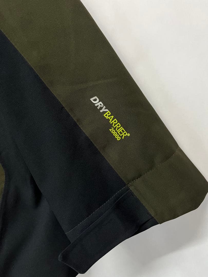 美品 Phenix フェニックス メンズ スキージャケット カーキ×ブラックXL